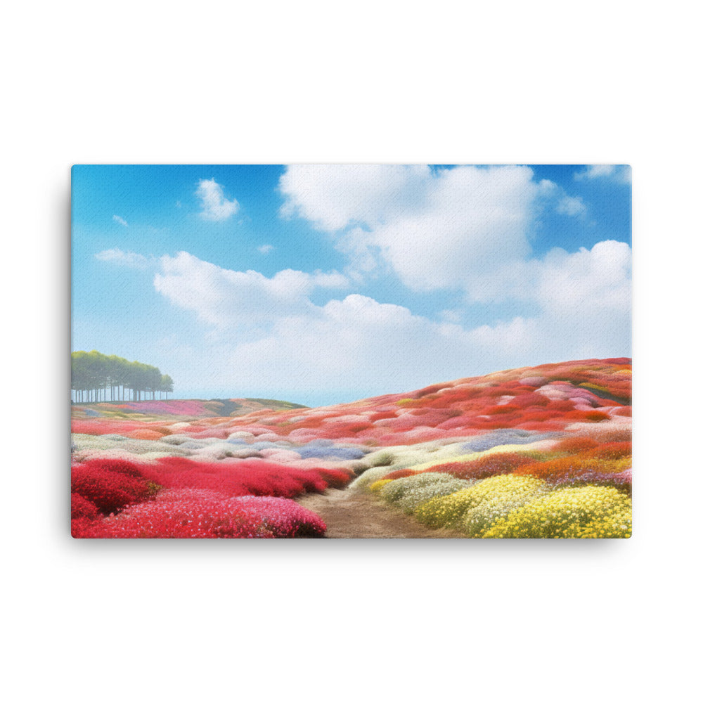 Hitachi Seaside Parks Blossoming Landscape canvas - Posterfy.AI