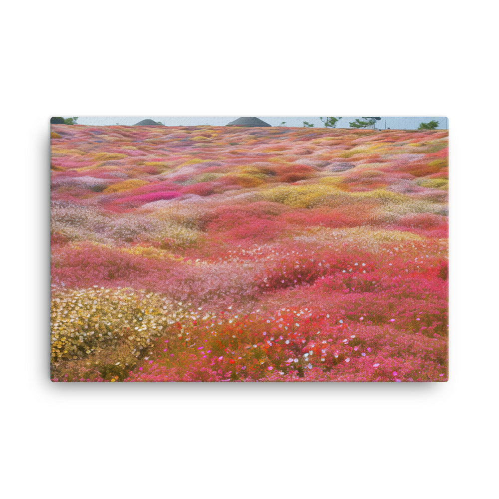 Hitachi Seaside Parks Floral Wonderland canvas - Posterfy.AI