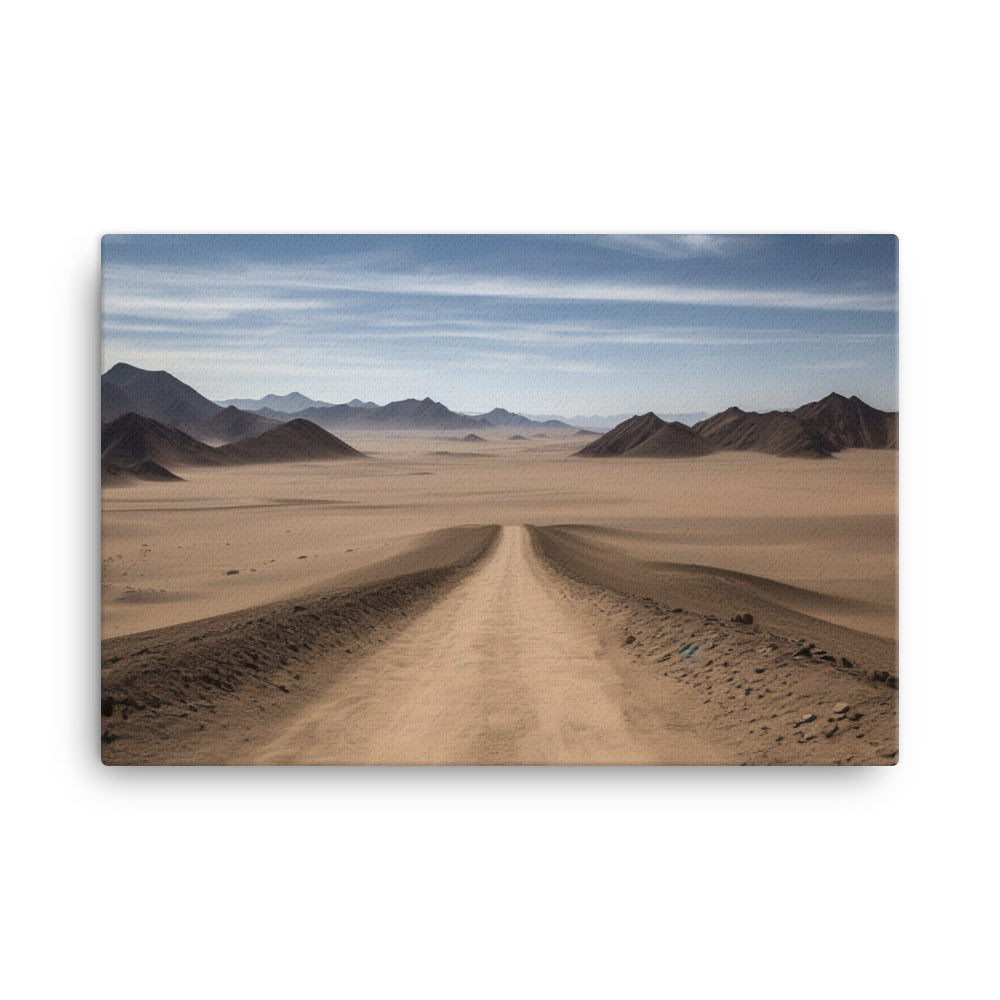 Vastness of the Gobi Desert canvas - Posterfy.AI