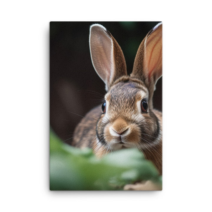 Mini Rex Bunny Canvas - PosterfyAI.com