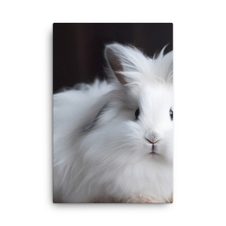Lionhead Bunny Canvas - PosterfyAI.com