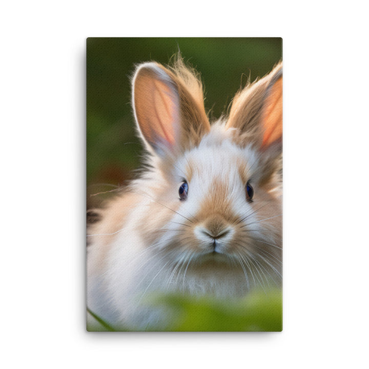 Lionhead Bunny Canvas - PosterfyAI.com