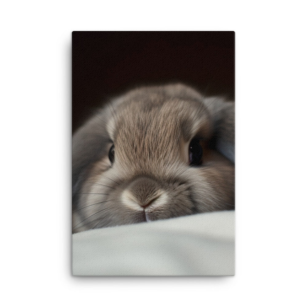 Holland Lop Canvas - PosterfyAI.com