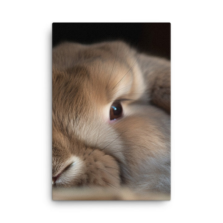 Holland Lop Canvas - PosterfyAI.com