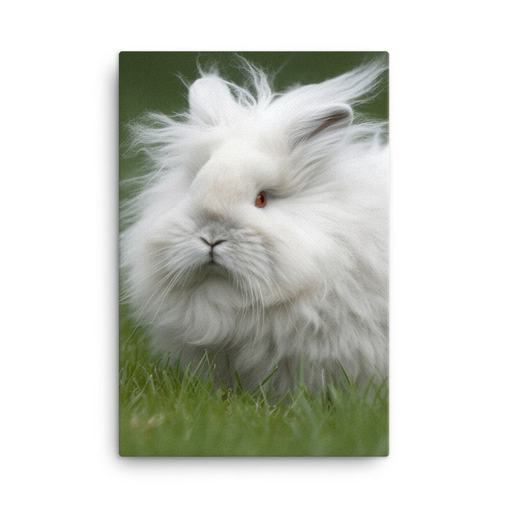Fluffy Bunny Canvas - PosterfyAI.com