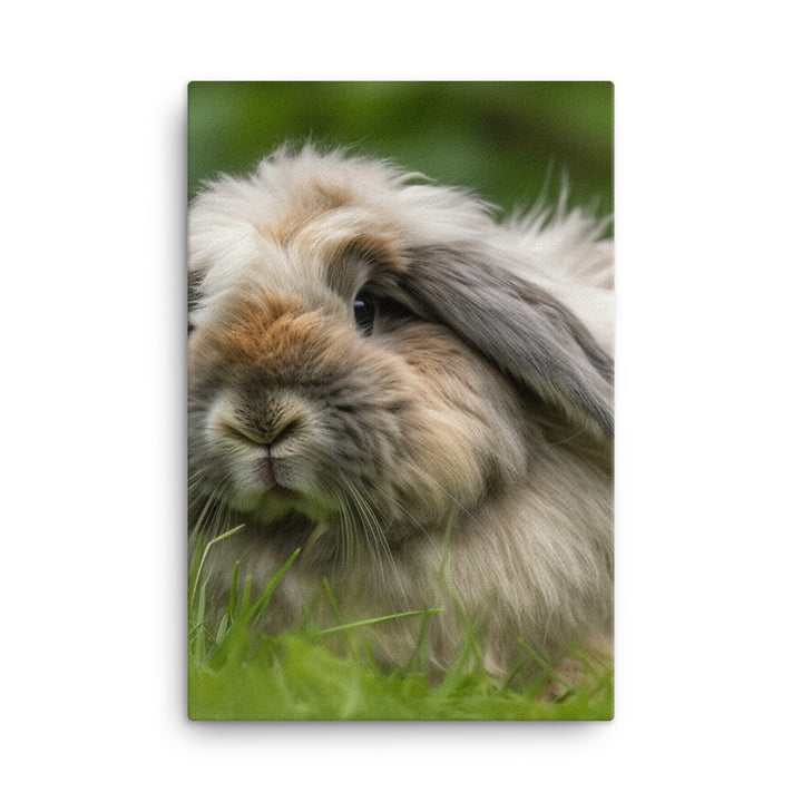 Fluffy American Fuzzy Lop Canvas - PosterfyAI.com