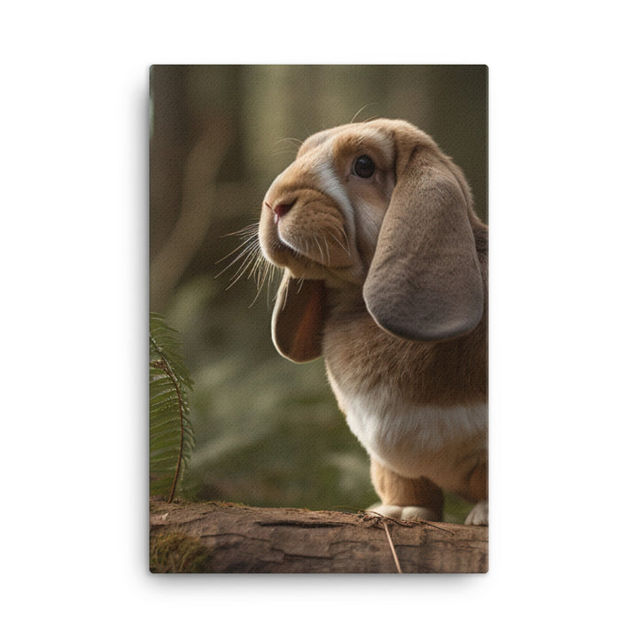 English Lop in Nature Canvas - PosterfyAI.com