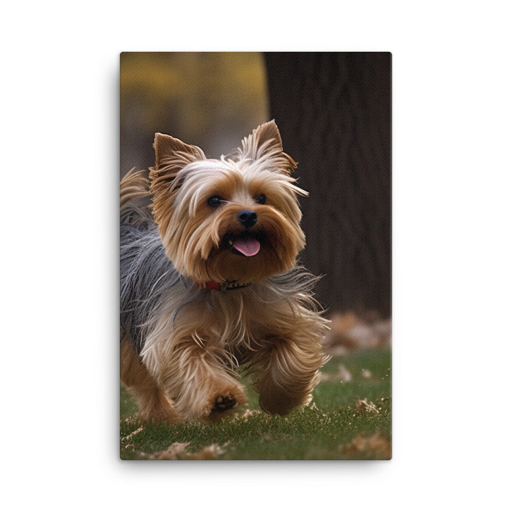 Yorkshire Terrier on-the-Go Canvas - PosterfyAI.com