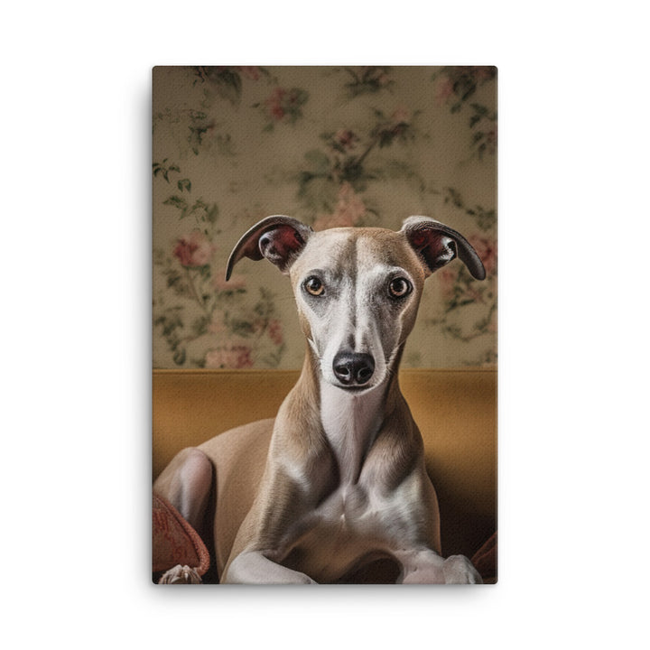 Whippet at Home Canvas - PosterfyAI.com