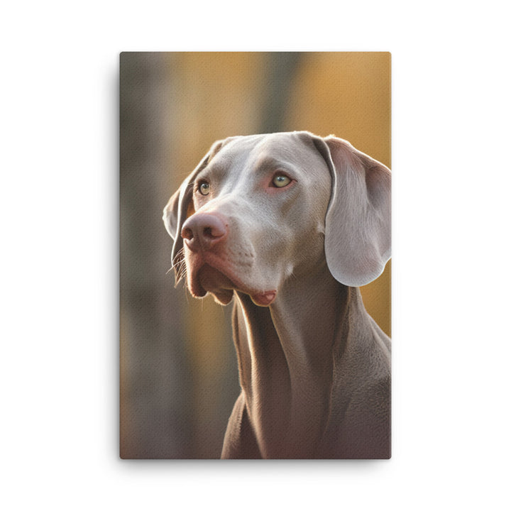 Weimaraner in Nature Canvas - PosterfyAI.com