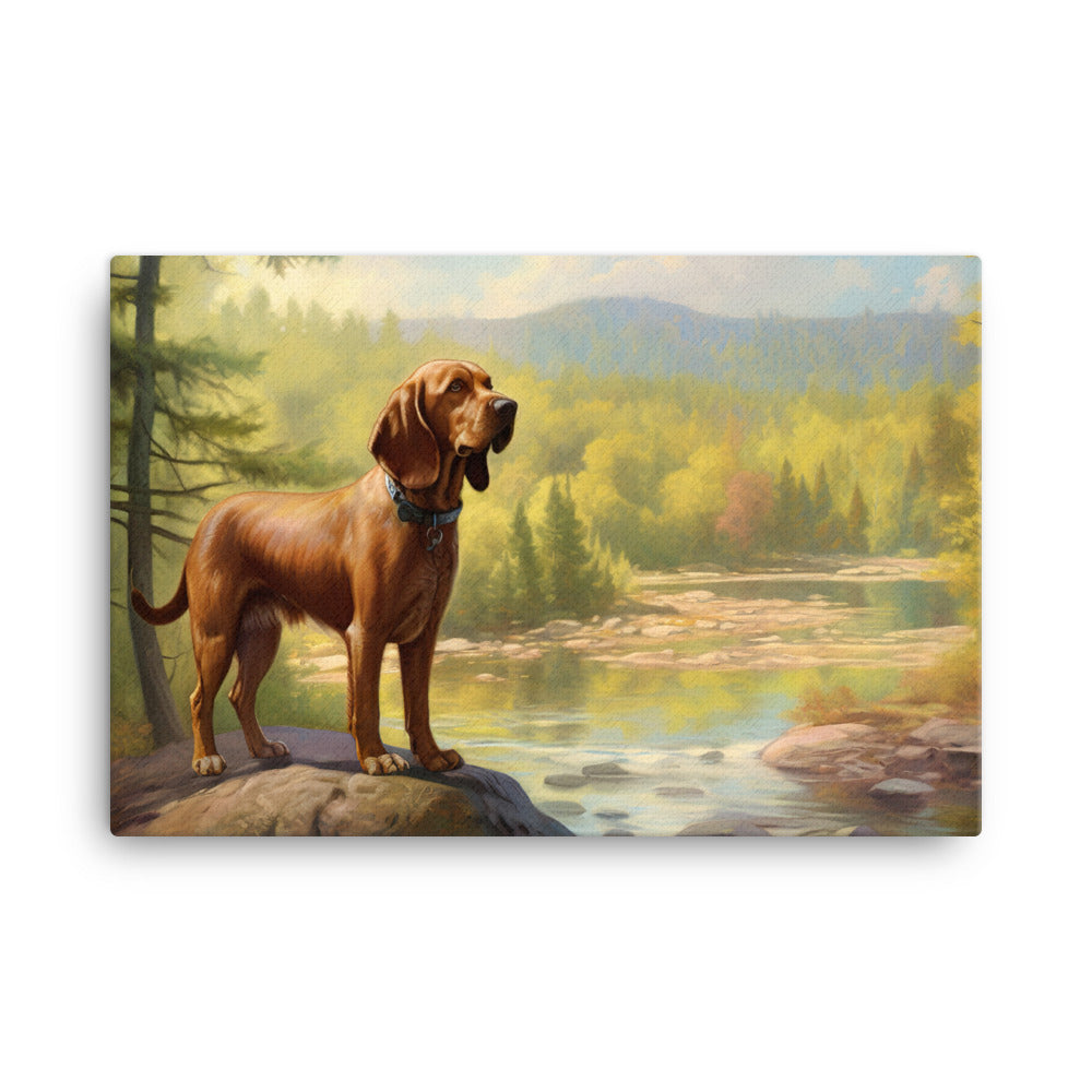 A Bloodhounds Adventure canvas - Posterfy.AI
