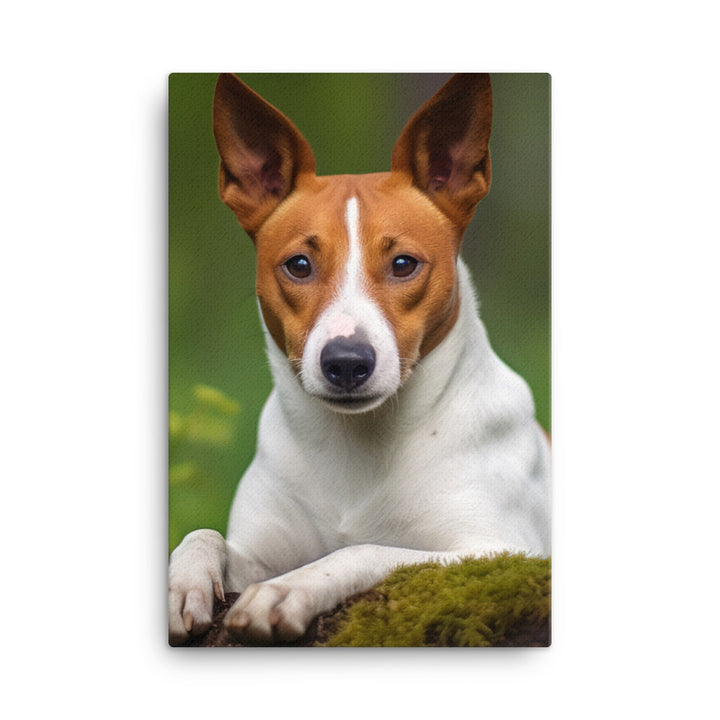 Relaxing Basenji Canvas - PosterfyAI.com