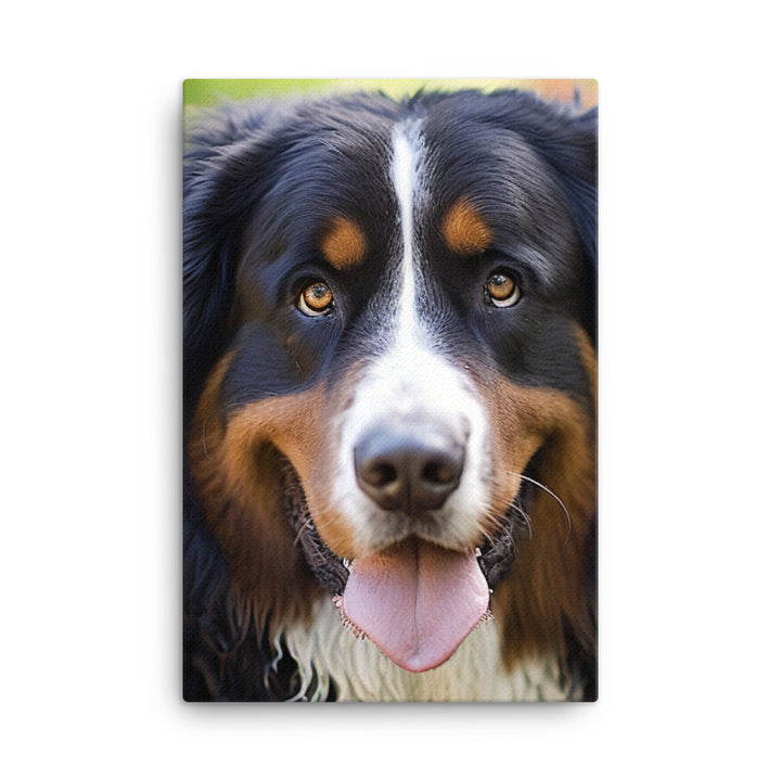 Regal Bernese Mountain Dog Canvas - PosterfyAI.com