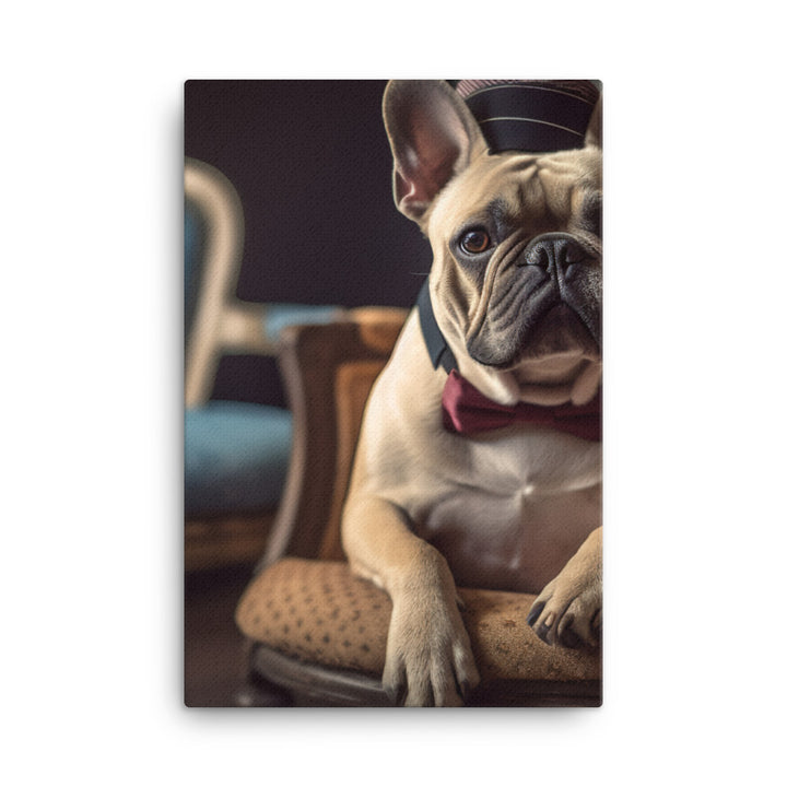 French Bulldog Canvas - PosterfyAI.com