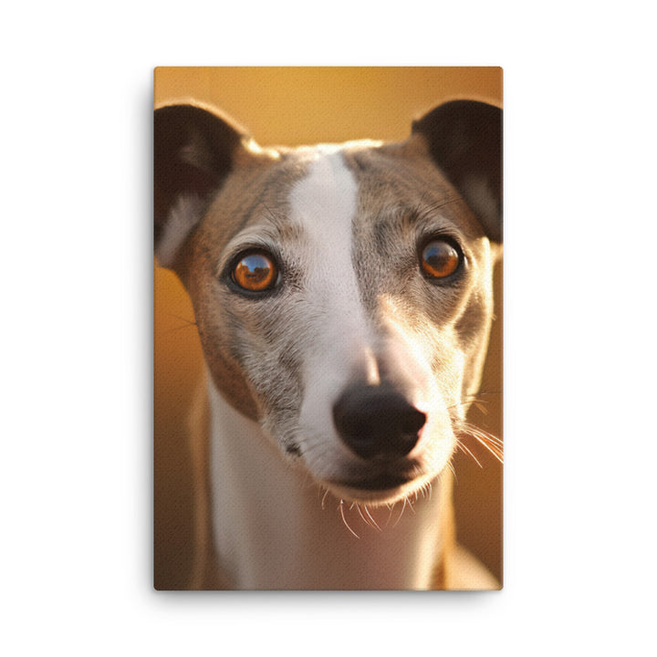 Graceful Whippet Canvas - PosterfyAI.com