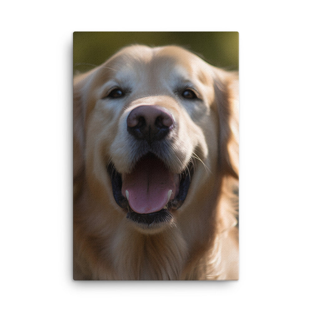 Golden Retriever Canvas - PosterfyAI.com