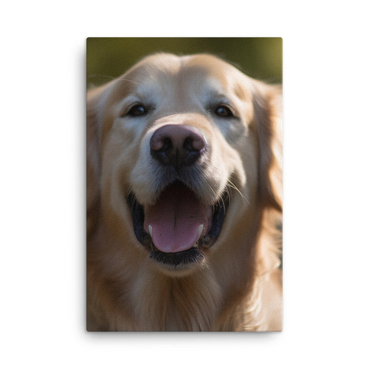 Golden Retriever Canvas - PosterfyAI.com