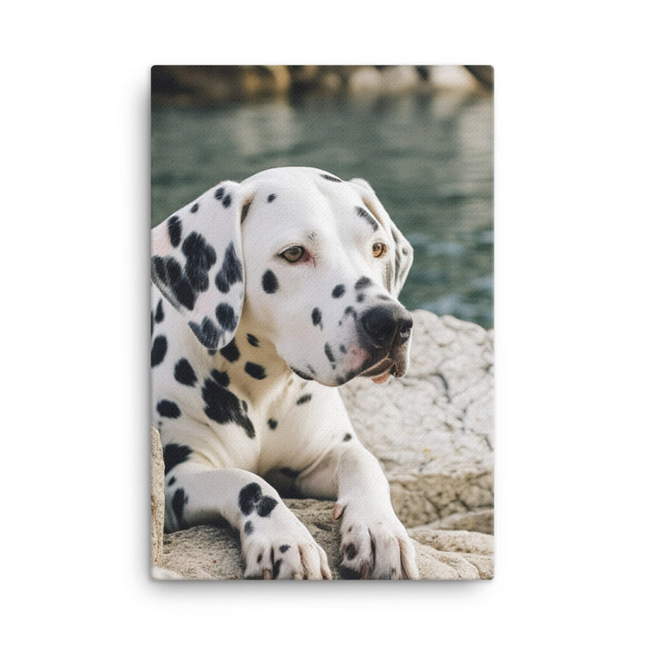 Dalmatian Daydream Canvas - PosterfyAI.com