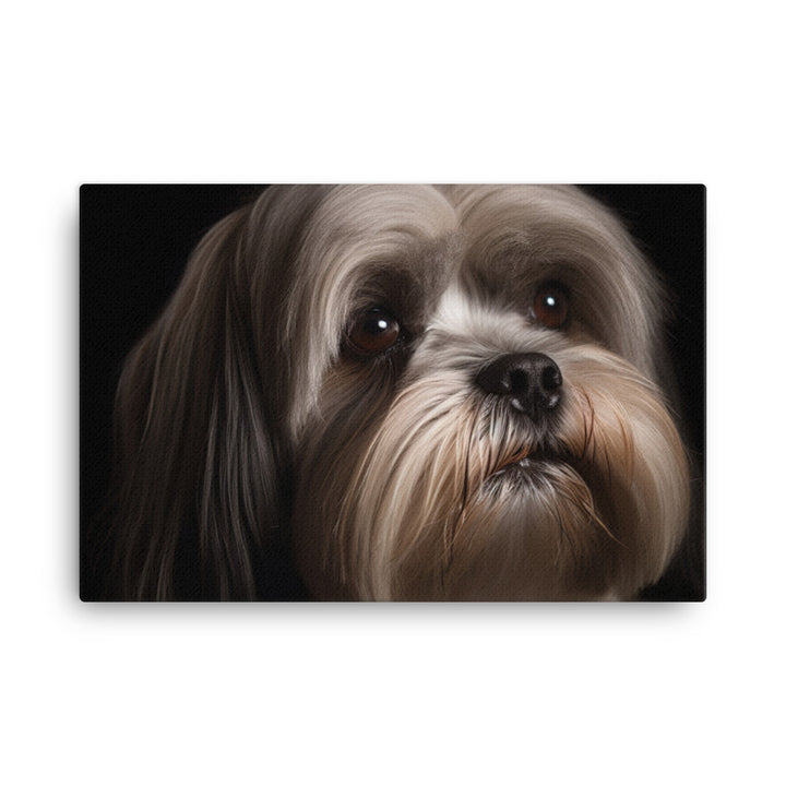 Lhasa Apso Glamour Shot canvas - Posterfy.AI