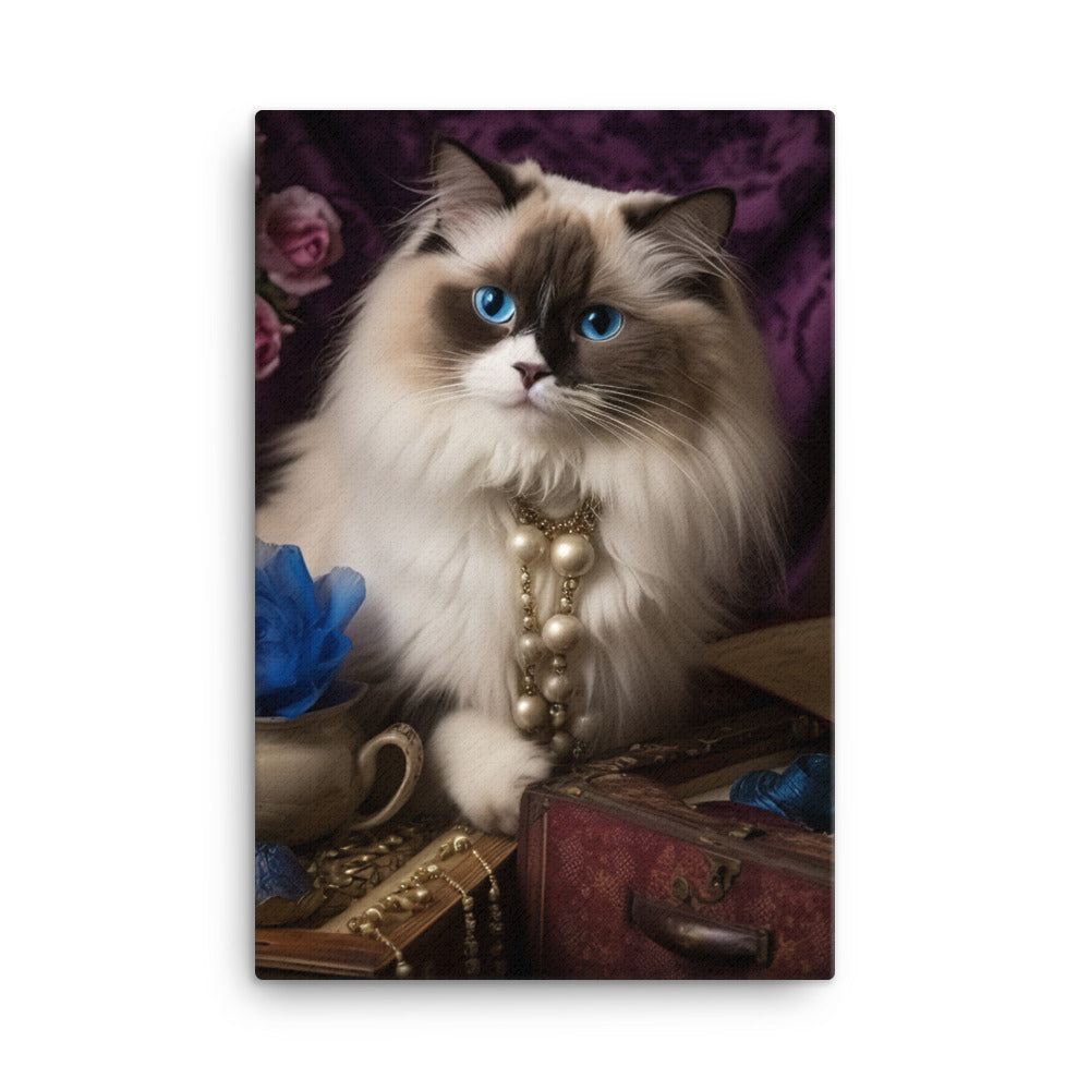 Ragdoll in Wonderland Canvas - PosterfyAI.com