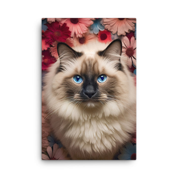 Ragdoll in Wonderland Canvas - PosterfyAI.com