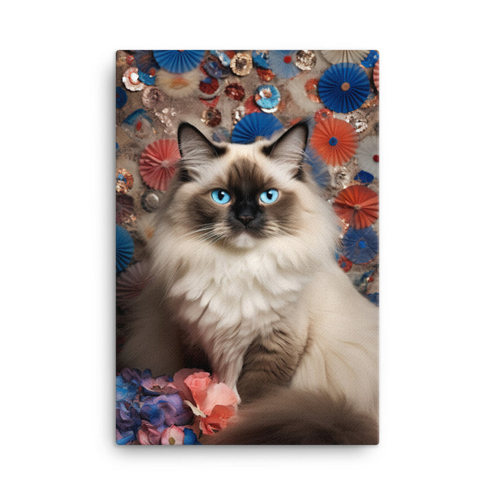 Ragdoll in Wonderland Canvas - PosterfyAI.com