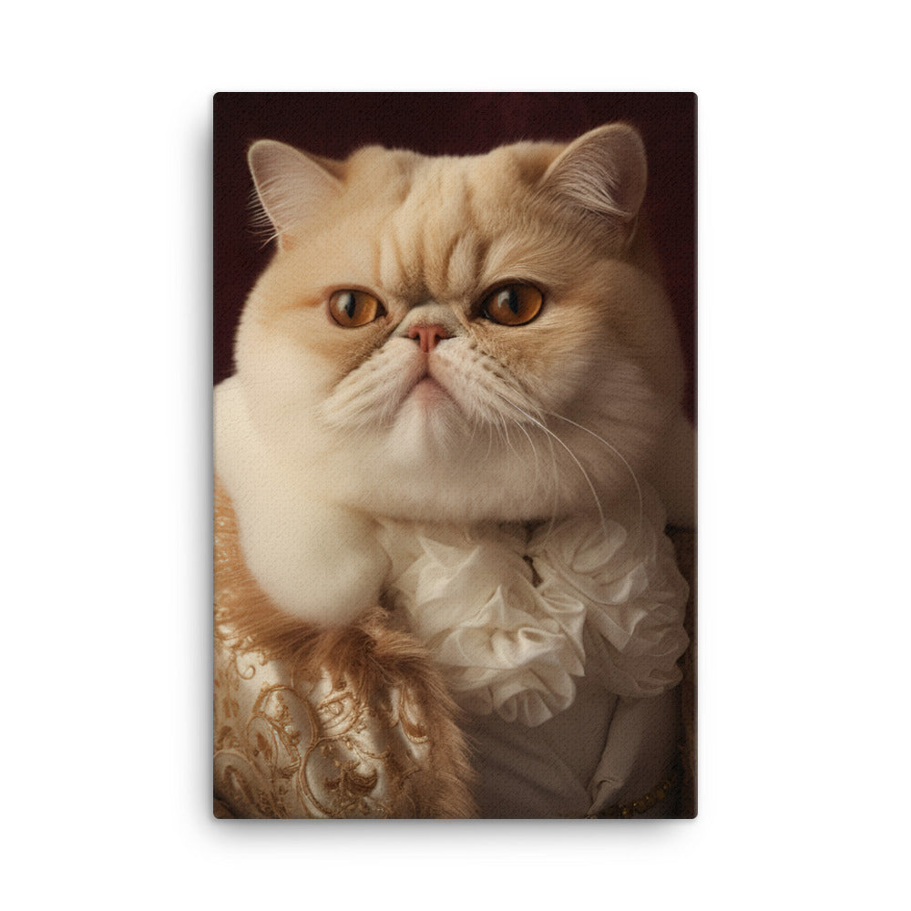 Exotic Shorthair Canvas - PosterfyAI.com