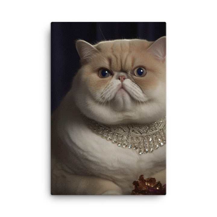 Elegance of Exotic Shorthair Adults Canvas - PosterfyAI.com