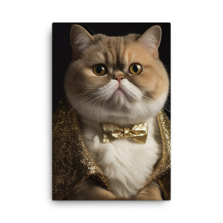 Exotic Shorthair Canvas - PosterfyAI.com