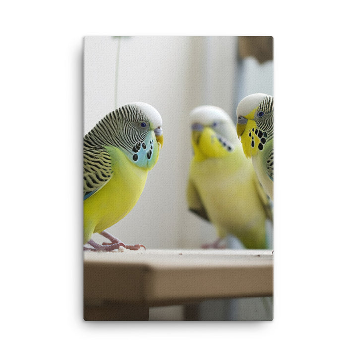 Budgerigar Canvas - PosterfyAI.com