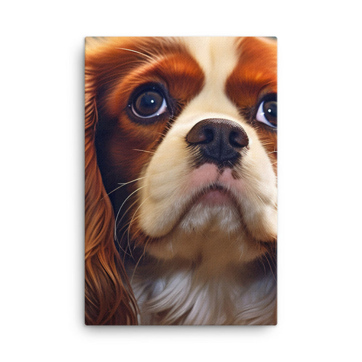 Cavalier King Charles Spaniel Canvas - PosterfyAI.com