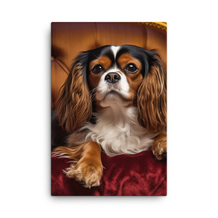 Cavalier King Charles Spaniel Canvas - PosterfyAI.com