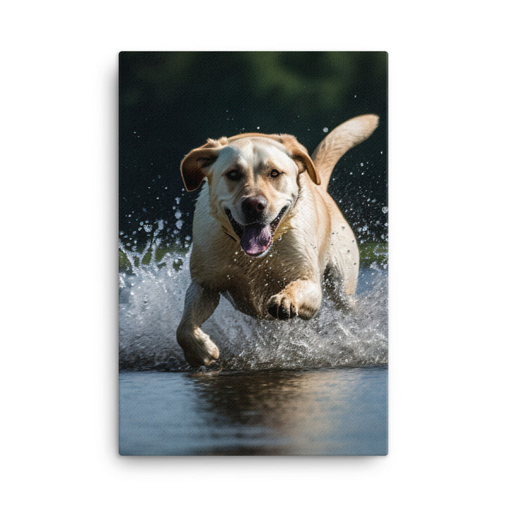 Labrador Retriever Canvas - PosterfyAI.com