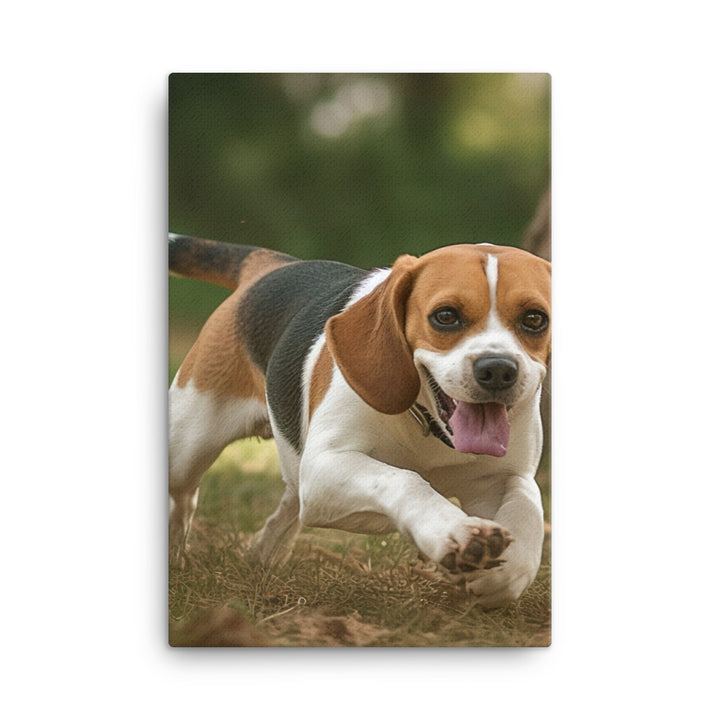 A day in the park with my Beagle Canvas - PosterfyAI.com