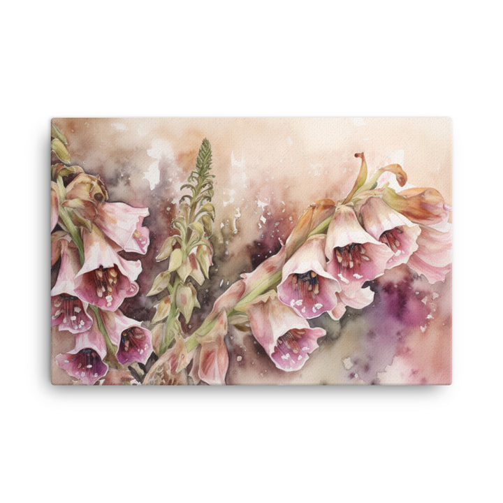 Whispering Foxgloves canvas - Posterfy.AI