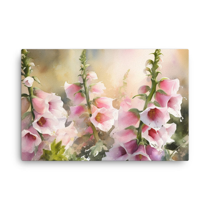 Ethereal Foxgloves canvas - Posterfy.AI