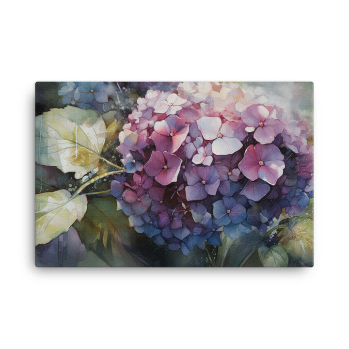 Majestic Hydrangeas canvas - Posterfy.AI