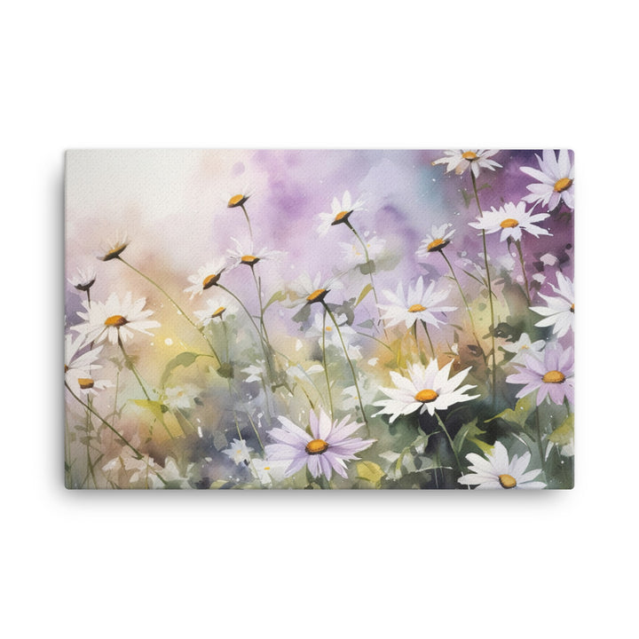 Daisies in Dreamy Pastels canvas - Posterfy.AI