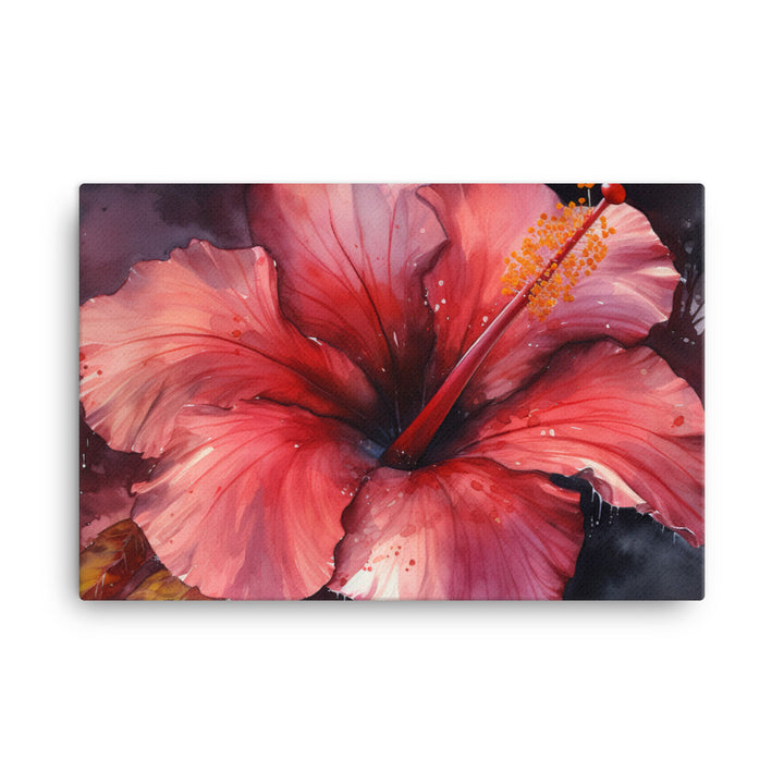 Magnificence of Hibiscus canvas - Posterfy.AI