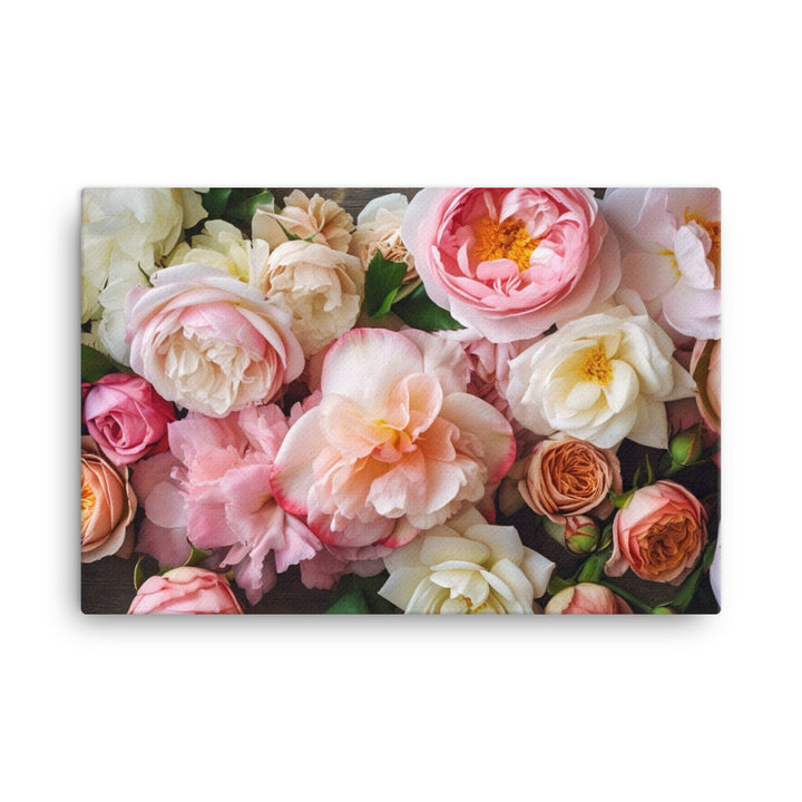 Beauty of Roses canvas - Posterfy.AI