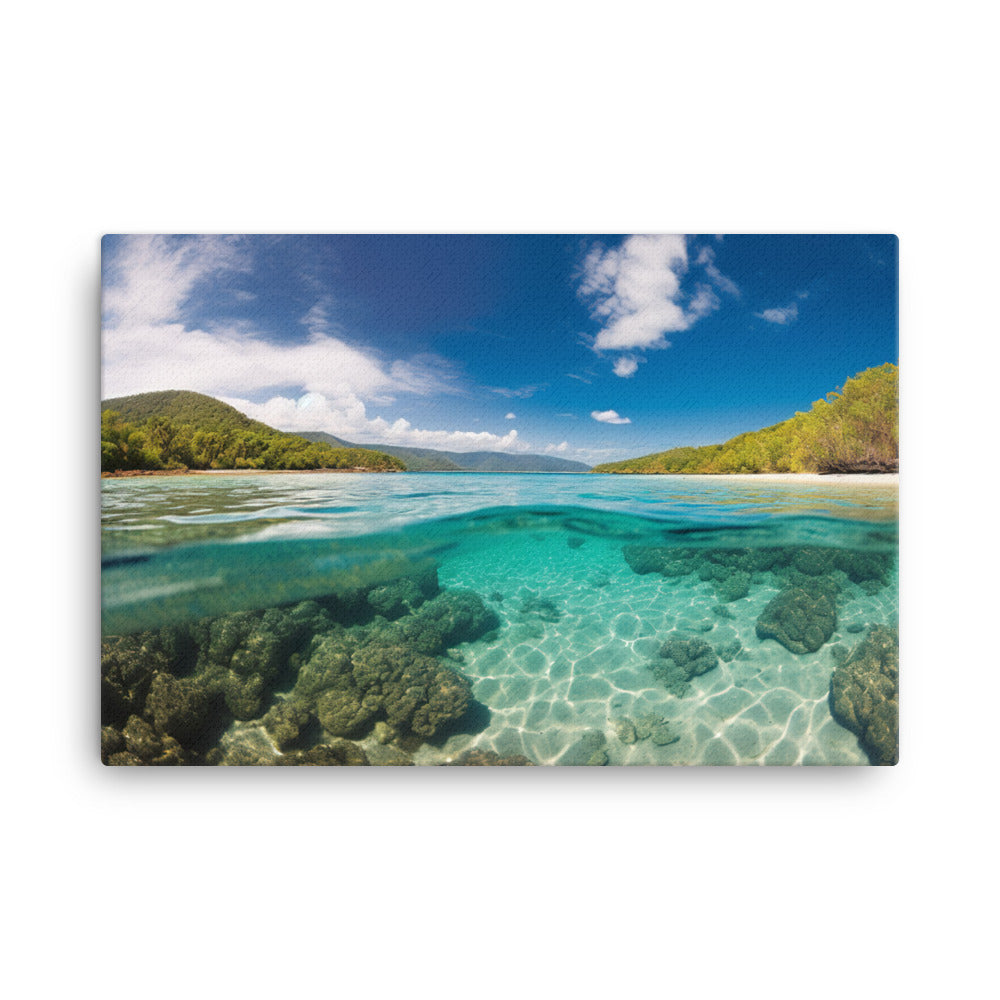 Great Barrier Reef canvas - Posterfy.AI