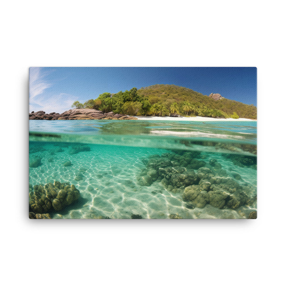 Great Barrier Reef canvas - Posterfy.AI