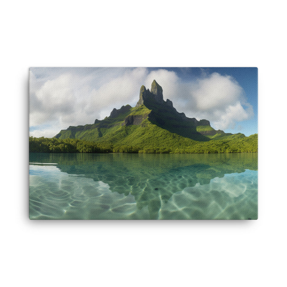 Majestic Mount Otemanu canvas - Posterfy.AI