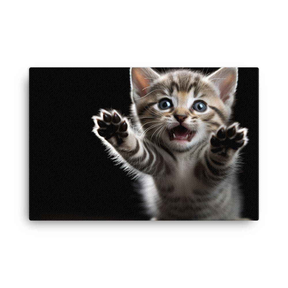 American Shorthair Kitten canvas - Posterfy.AI