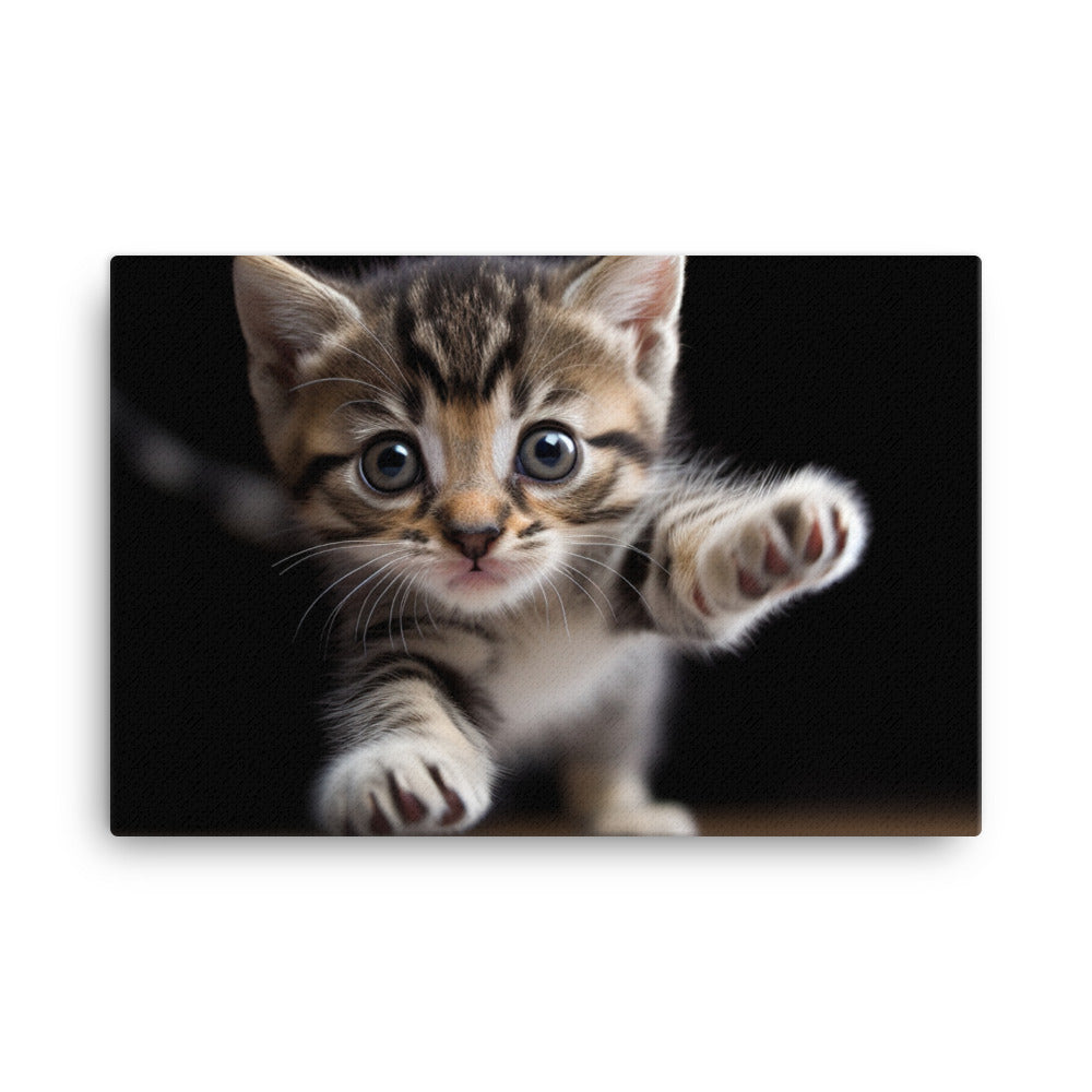 American Shorthair Kitten canvas - Posterfy.AI