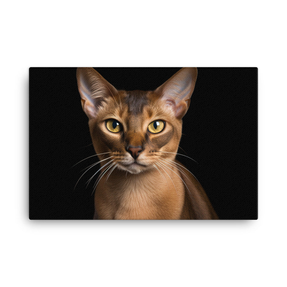 Sleek and Shiny Burmese canvas - Posterfy.AI