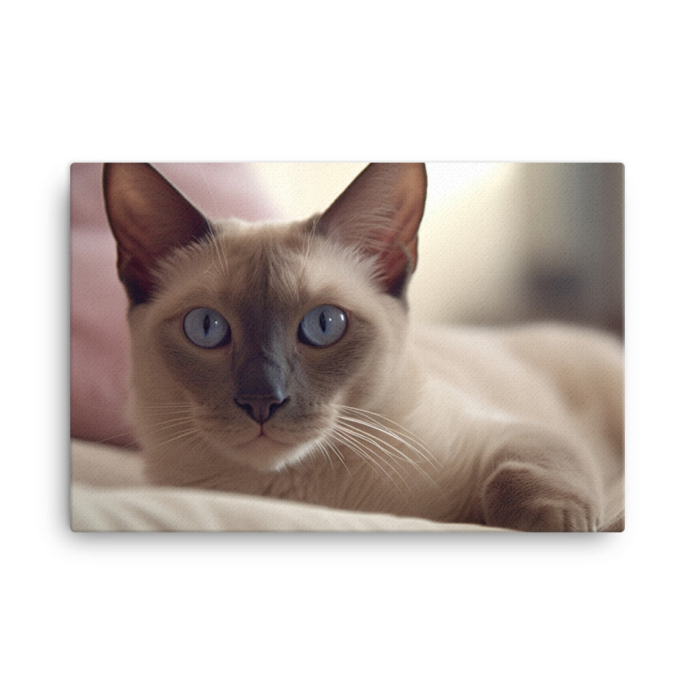 Relaxing with a Tonkinese canvas - Posterfy.AI