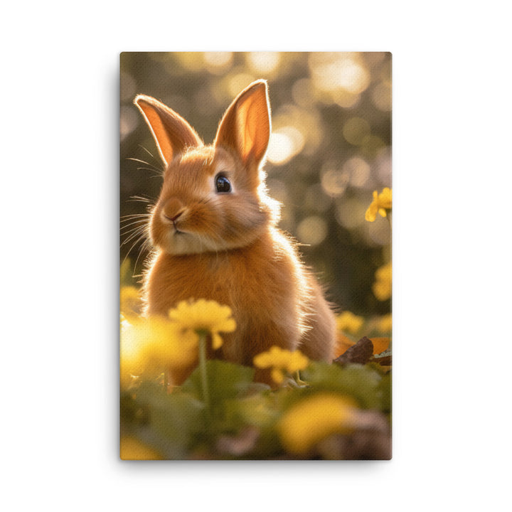 Irresistible Cinnamon Cuteness Canvas - PosterfyAI.com