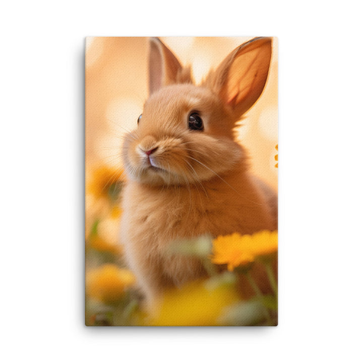 Irresistible Cinnamon Cuteness Canvas - PosterfyAI.com