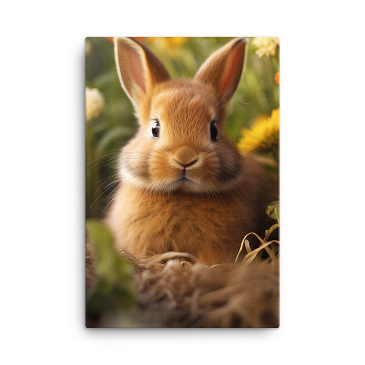 Cute Cinnamon Bundle of Joy Canvas - PosterfyAI.com